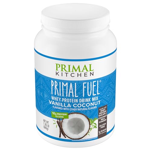 Primal Kitchen Primal Fuel vanille-noix-de-coco-poudre prête pour shakes protéinés