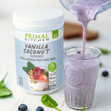 Arômes naturels et vanille dans Primal Kitchen Vanilla Collagen Fuel, douceur gourmande