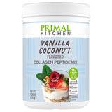 Primal Kitchen Vanilla Coconut Collagen Fuel en poudre soutient peau et cheveux.