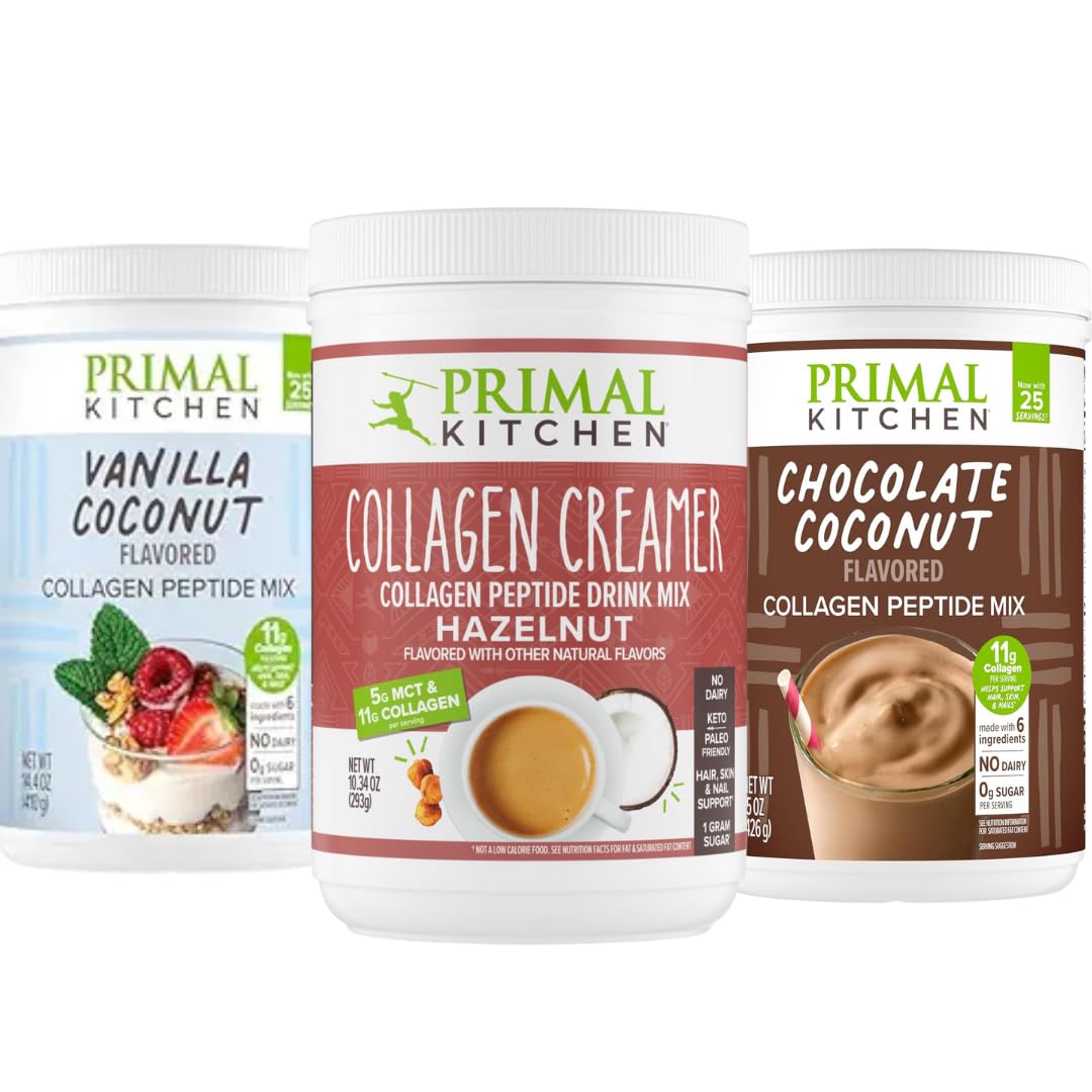 Primal Kitchen poudre vanille coco, mélange facile pour boissons