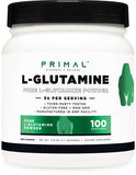 Primal L-Glutamine: dose de 5 g pour soutenir l'effort en salle.