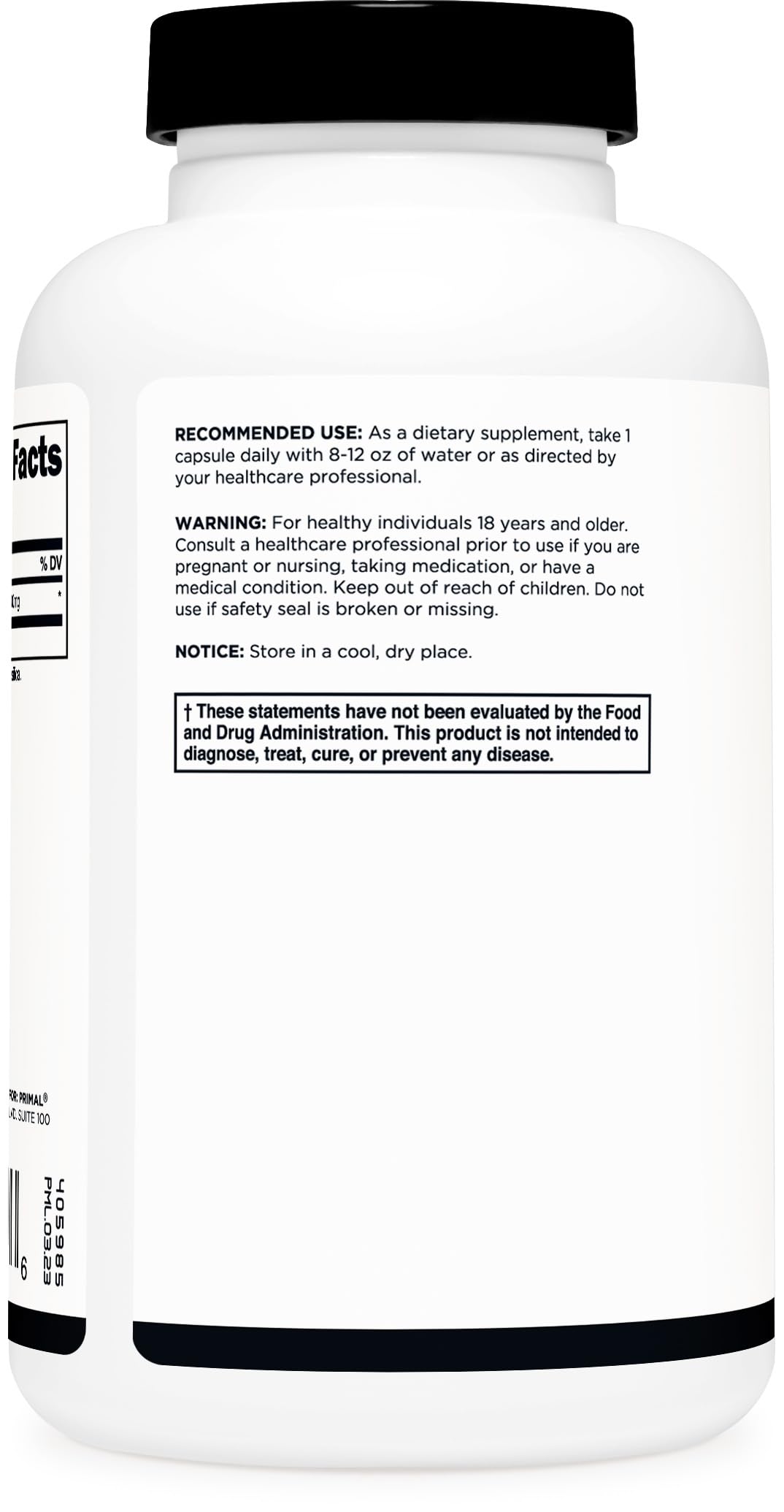 Primal L-Tyrosine, performance mentale potentielle lors des journées actives.