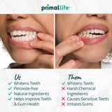 Primal Life Organics Bandes blanchiment dents - application facile sur les dents