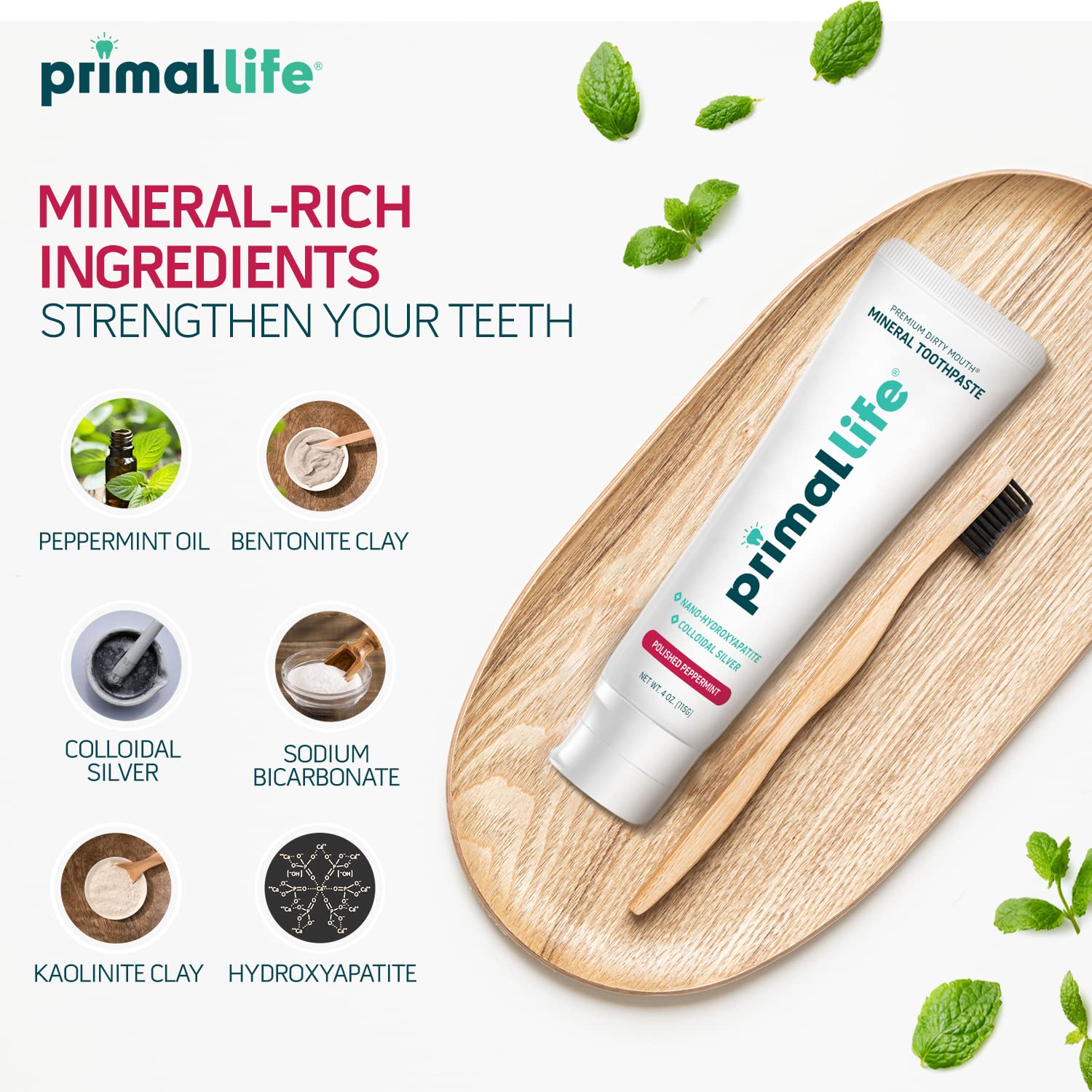 Emballage Menthe 4oz pour usage quotidien et pratique