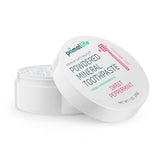 Poudre dentifrice Dirty Mouth de Primal Life Organics dans une bouteille, fraîcheur naturelle.