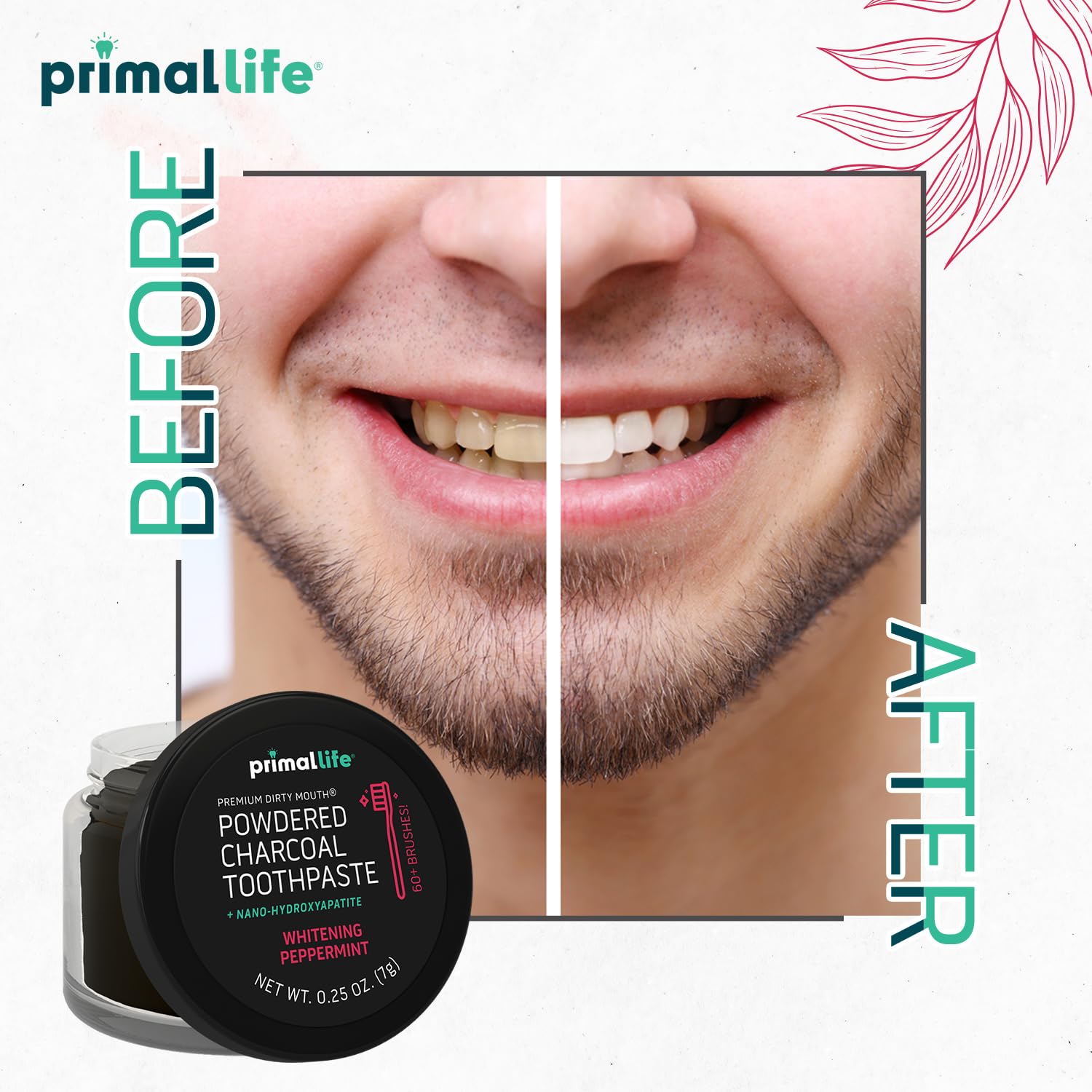 Primal Life Organics emballage pratique 0,25 oz prêt à l’emploi