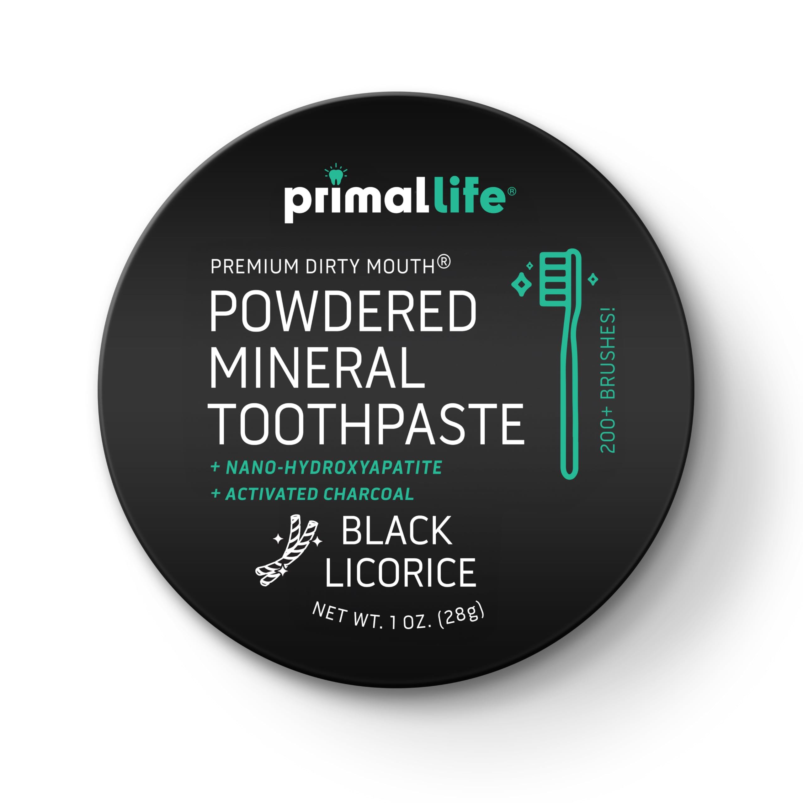 Poudre charbon actif Primal Life Organics pour un nettoyage en profondeur.