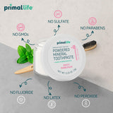 Brosse dentaire prête à l’utilisation avec Dirty Mouth de Primal Life Organics.