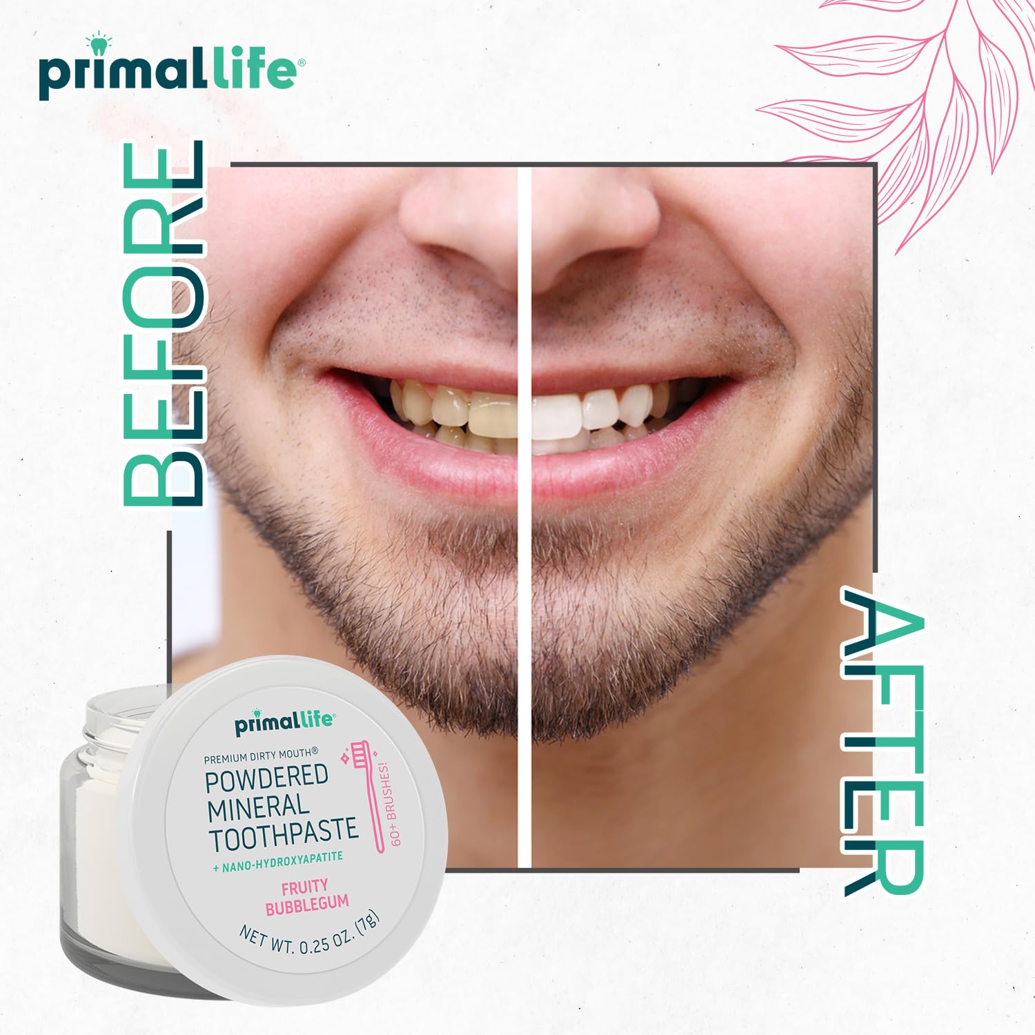Emballage écologique et biologique Dirty Mouth par Primal Life Organics.