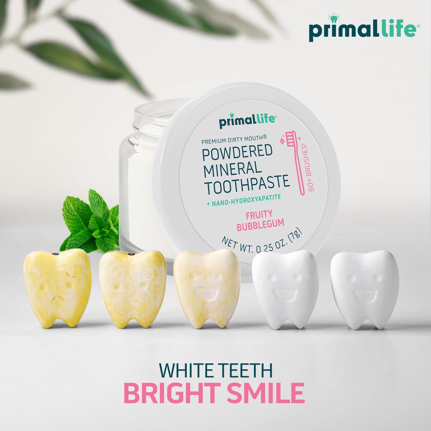 Kaolin et bentonite purifiants dans Dirty Mouth de Primal Life Organics, sensation nette.