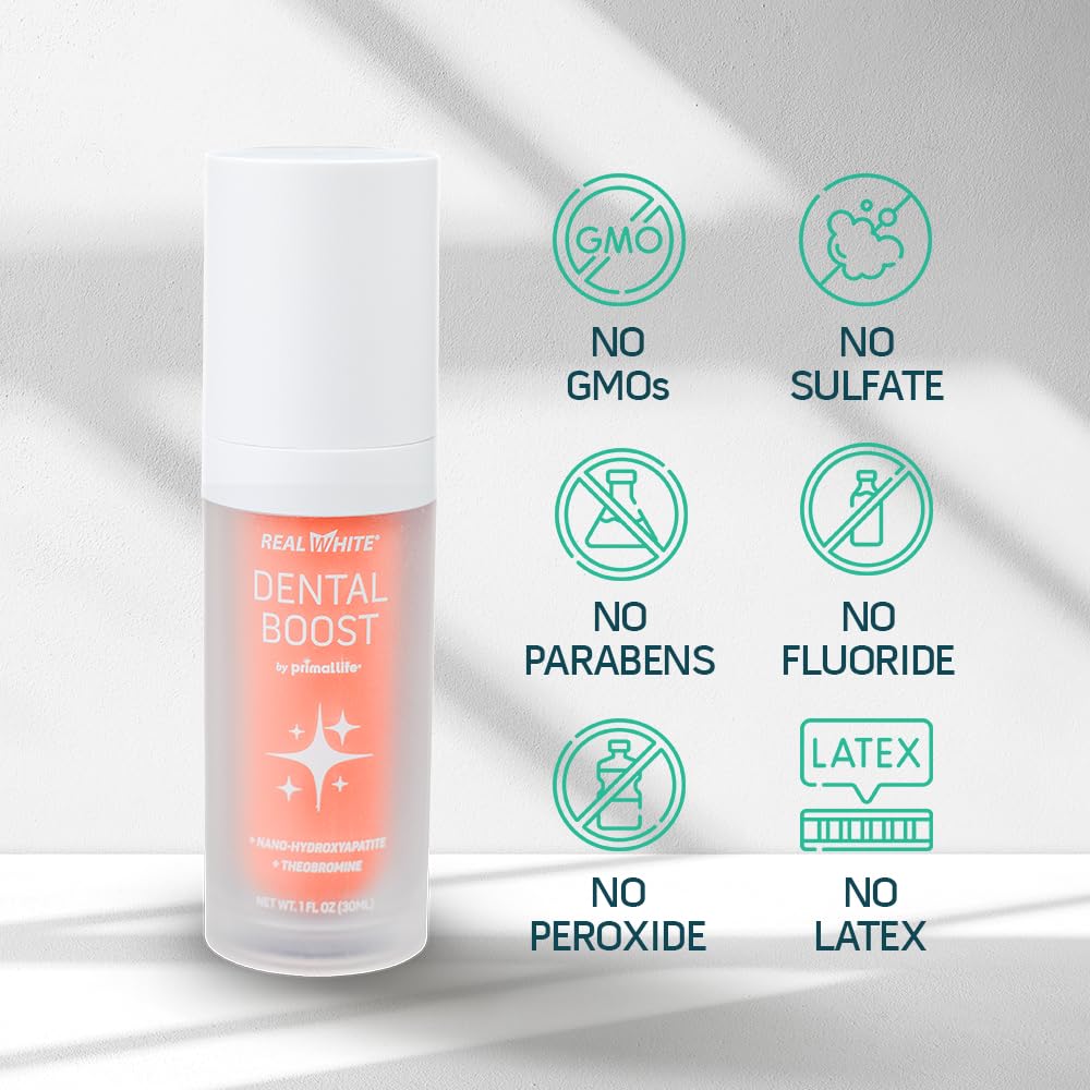 Utilisation rapide: deux minutes suffisent avec Real White Dental Boost.