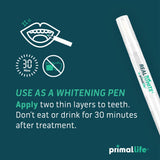 Primal Life Organics Real White Teeth Whitening Pen – sourire éclatant grâce à une utilisation pratique.