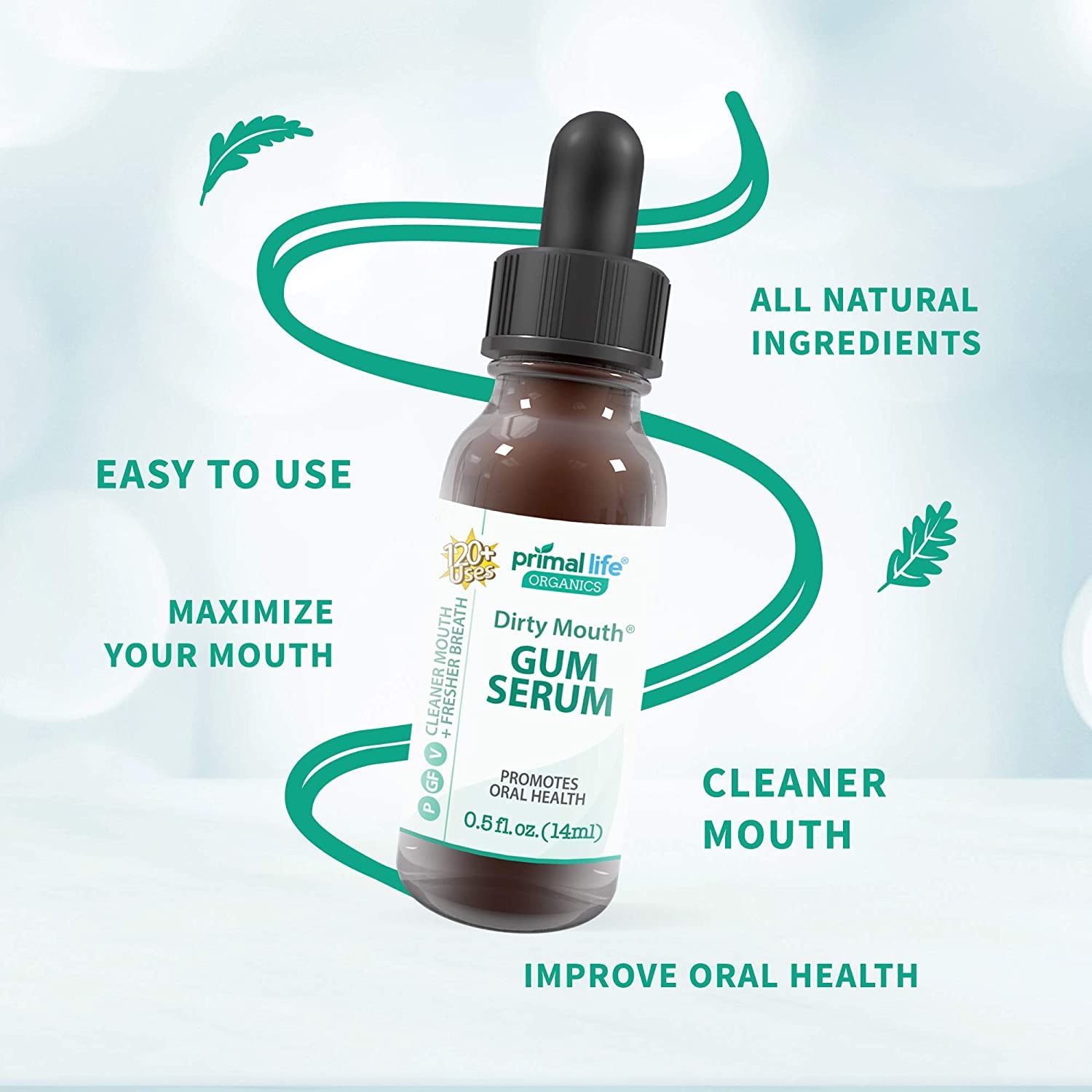 Gum Drops Primal Life Organics, base d’huile d’olive, apporte antioxydants et vitamines buccales.