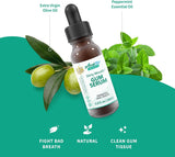 Gum Drops Primal Life Organics, formule à base d’huile d’olive pour nourrir les gencives sensibles.