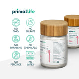 Primal Life Organics utilisation rapide – croquer puis brosser pour une sensation agréable.