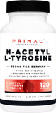Capsules Primal NALT dans une bouteille, soutien potentiel de concentration.