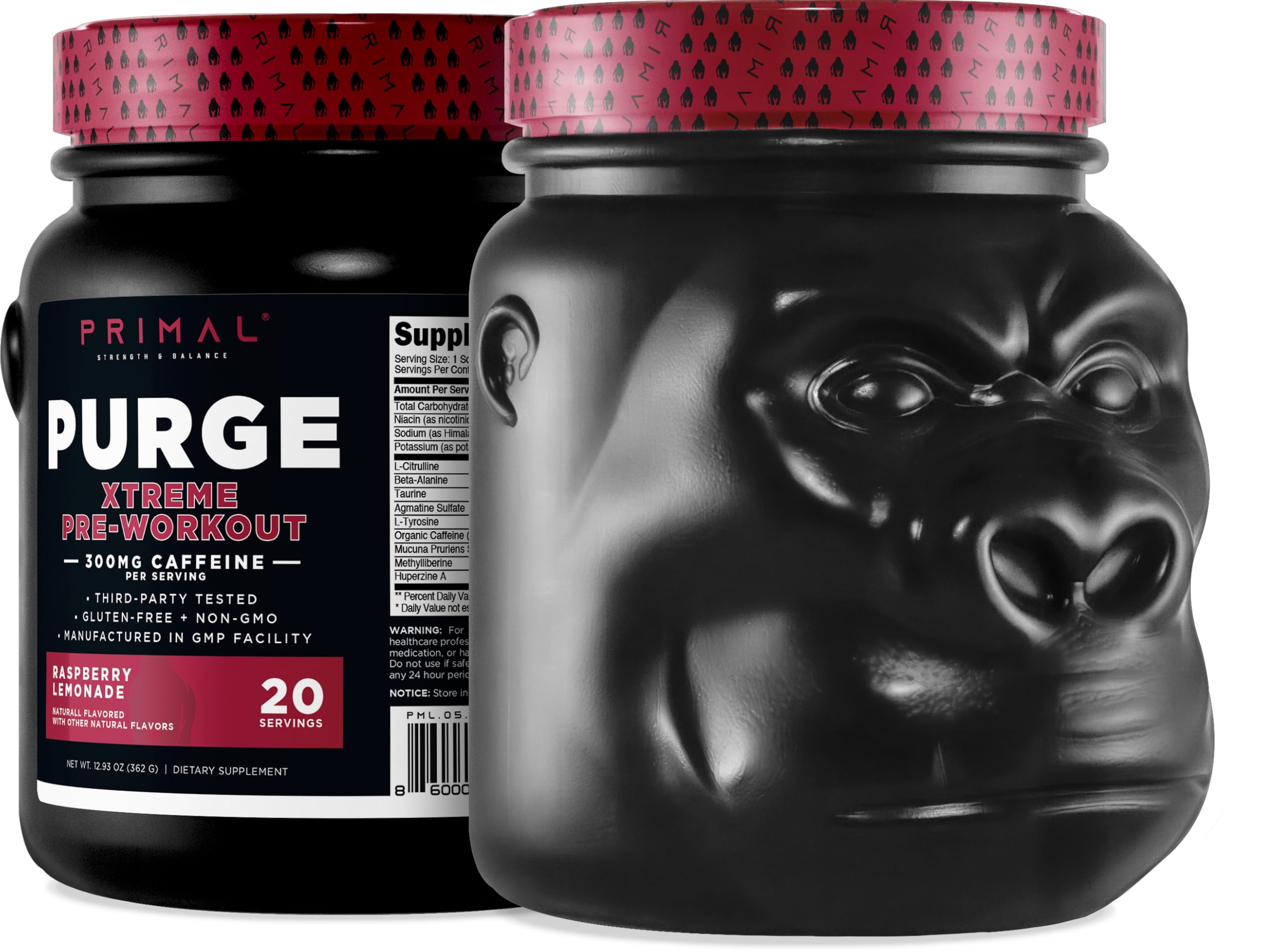 Primal Purge Xtreme, photo produit, énergie rapide pour séance pré-entraînement