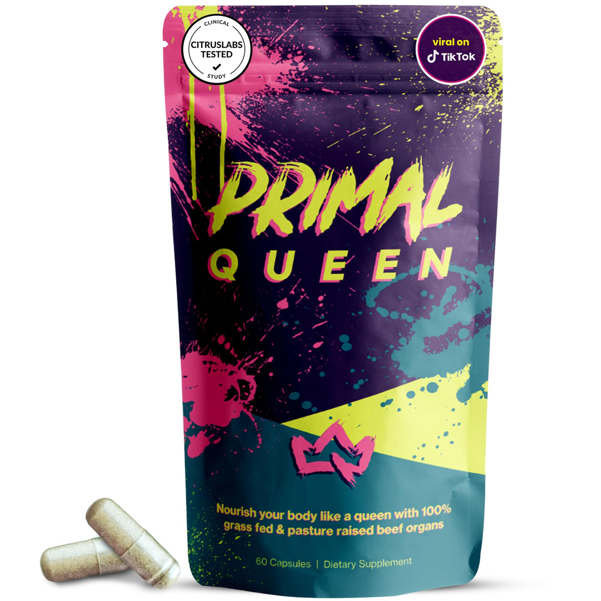 Primal Queen: capsules d’organes de bœuf pour femmes, pratique et nutritives