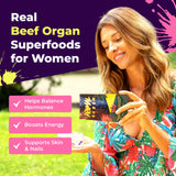 Foie organes de bœuf lyophilisés dans Primal Queen, richesse en nutriments