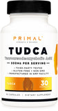 Primal Tudca: bouteille 500 mg prête à l’emploi pour une posologie standardisée.