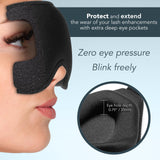 Primalea masque yeux soie glace offre une sensation froide et respirante.