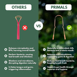 PRIMALS grattoir langue cuivre: durable et fiable.