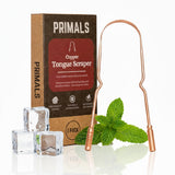 PRIMALS grattoir langue cuivre: haleine fraîche durable.