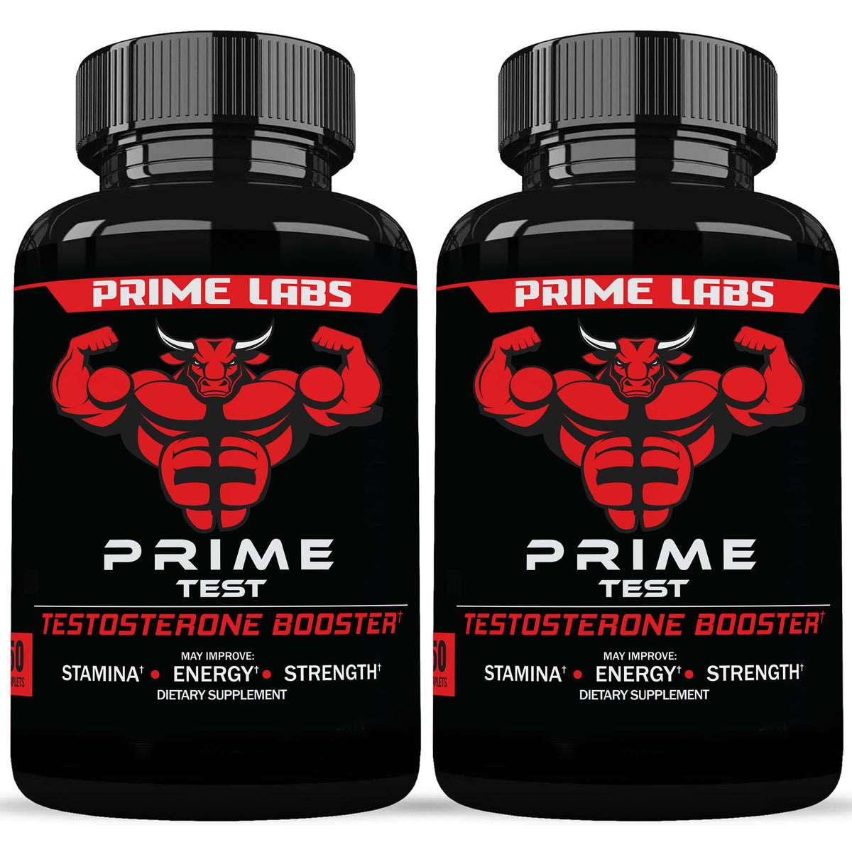 Prime Labs Prime Test – bouteille de capsules, énergie et endurance possibles.