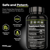 Prime Labs Saw Palmetto, absorption améliorée grâce à une formulation renforcée.