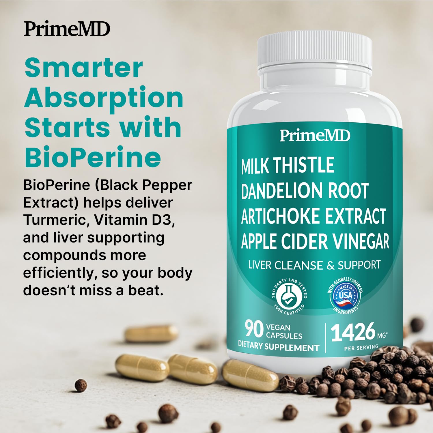 PrimeMD bio-perine facilite l absorption des actifs