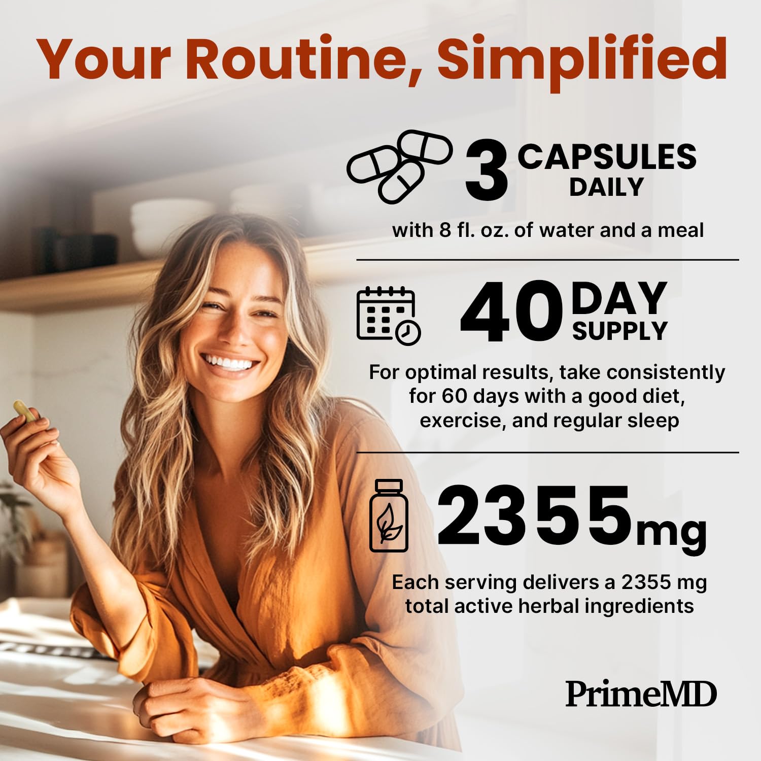 Pack de deux boîtes PrimeMD contenant 120 capsules chacune.