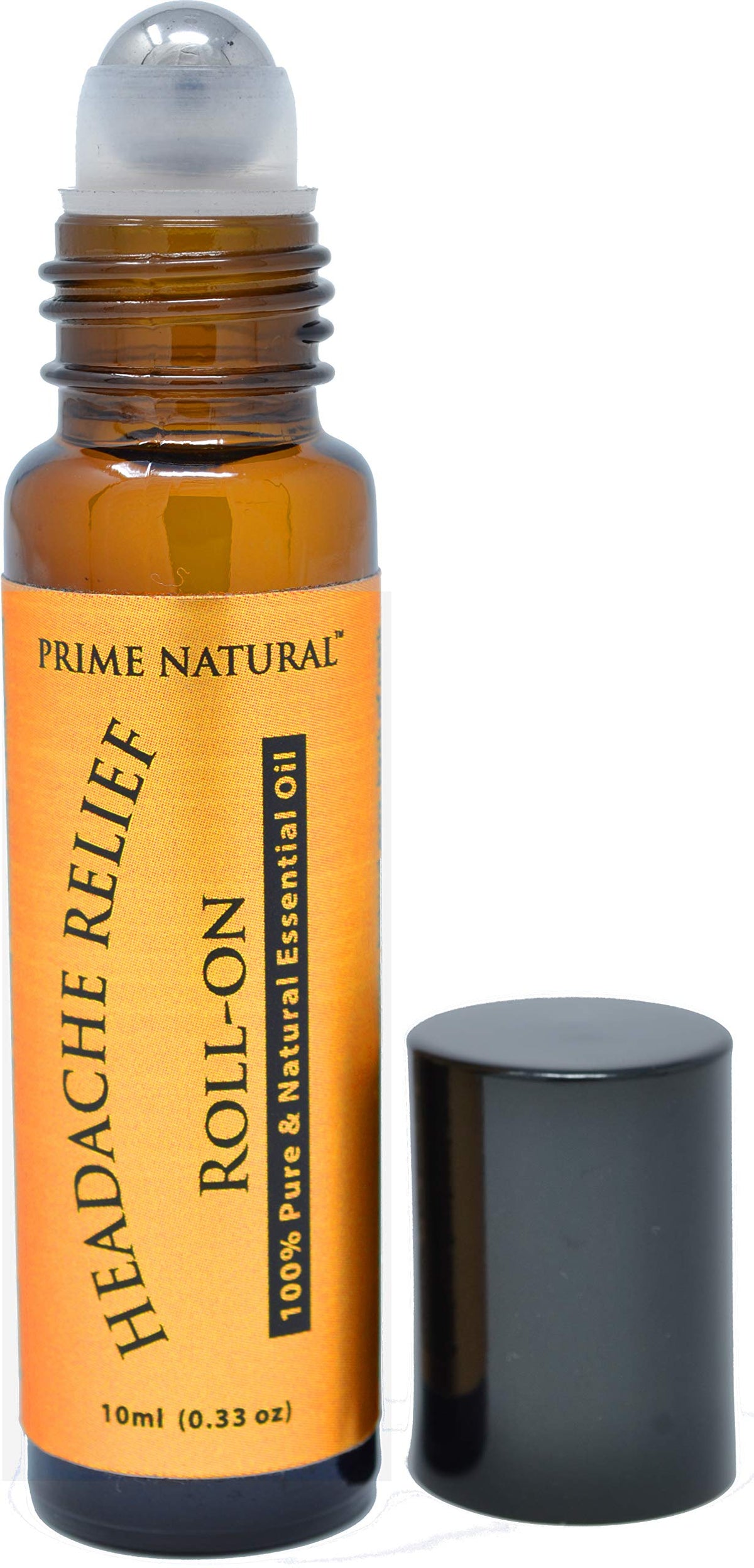 PRIME NATURAL Roll-on soulagement tête, application précise sur les tempes et calmant.