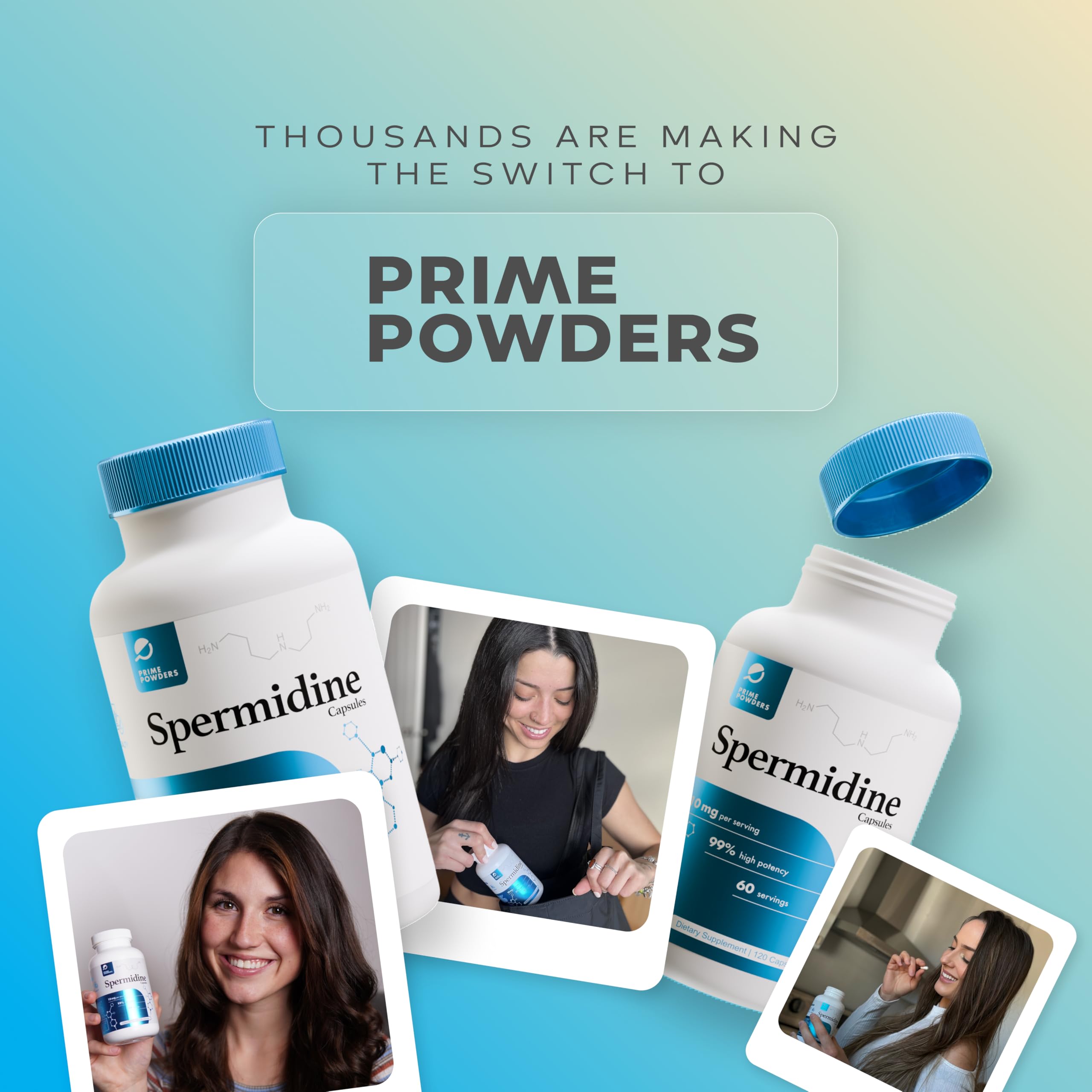 Prime Powders Spermidine contrôle qualité USA: fabrication fiable et conformité.