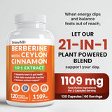 PrimeMD Berberine 21-en-1 capsules: prise quotidienne pratique