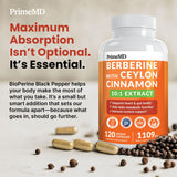 Extrait poivre noir PrimeMD 21-en-1: meilleure absorption des nutriments