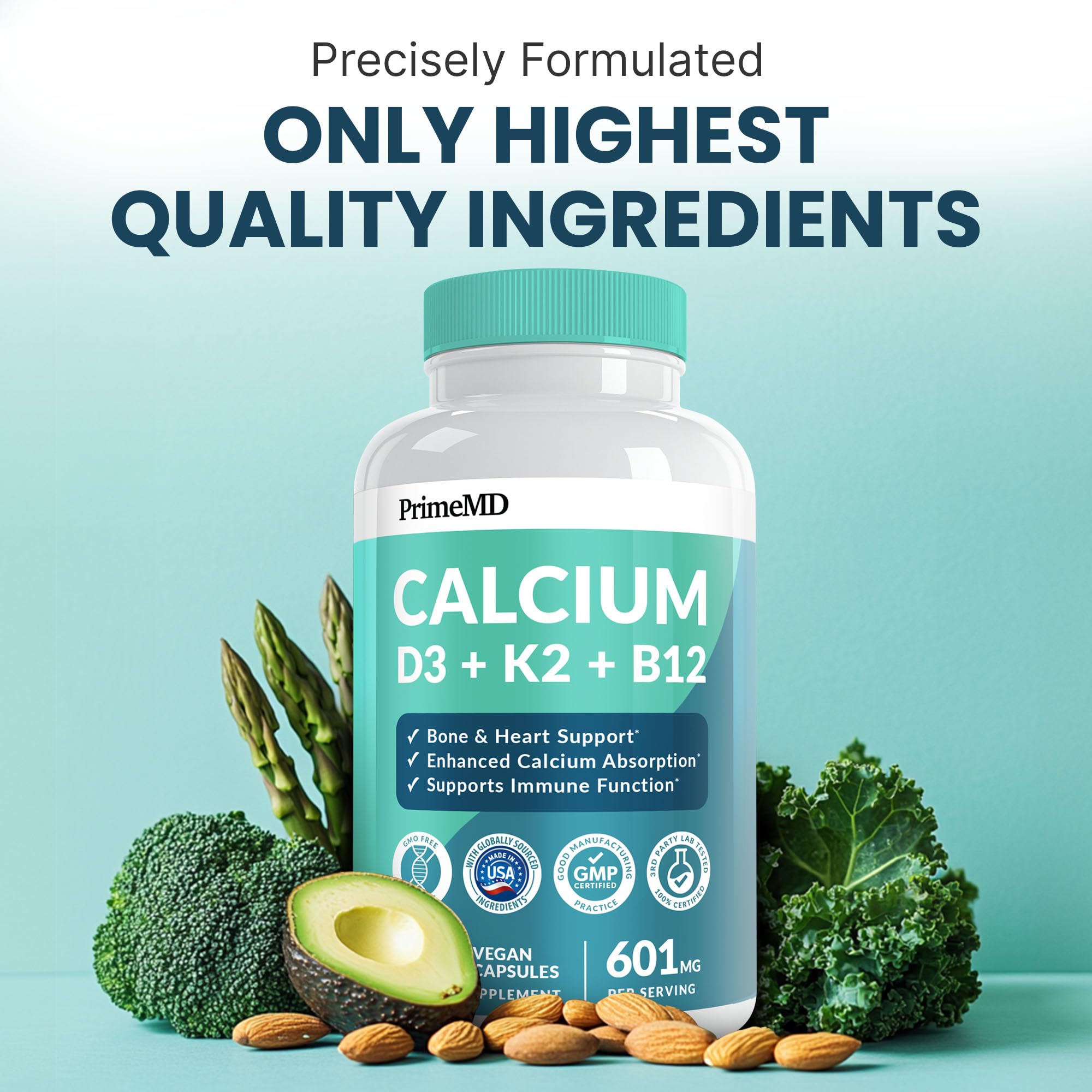 PrimeMD Calcium D3 K2 480 gélules, approvisionnement durable.