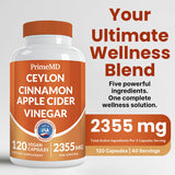 PrimeMD Capsules Vinaigre de cidre: mélange naturel et digestion équilibrée