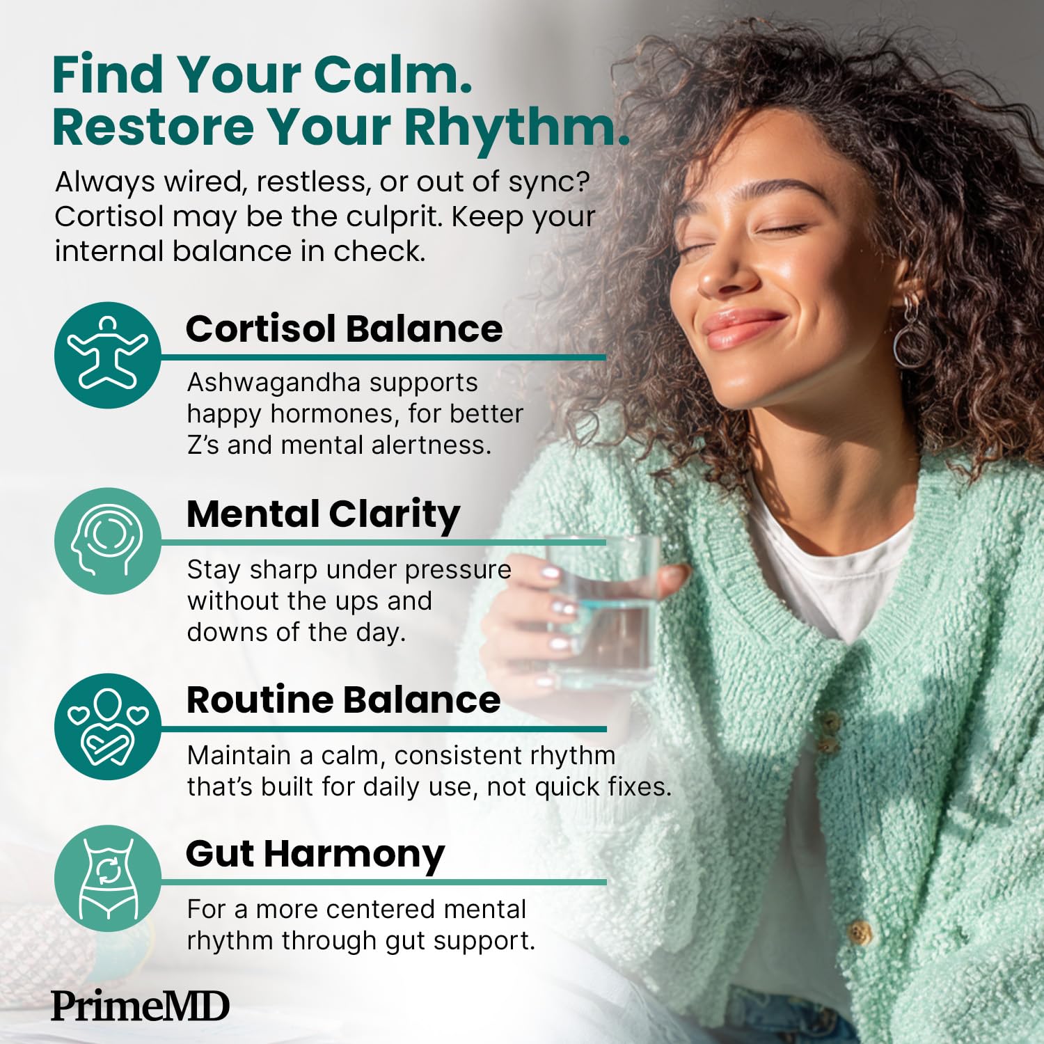 PrimeMD Magnésium Glycinate: soutien au calme et à l'humeur