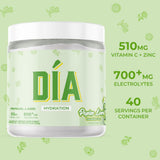 Primeval Labs DIA Hydration dosette-poudre, mélange rapide pour hydratation quotidienne.