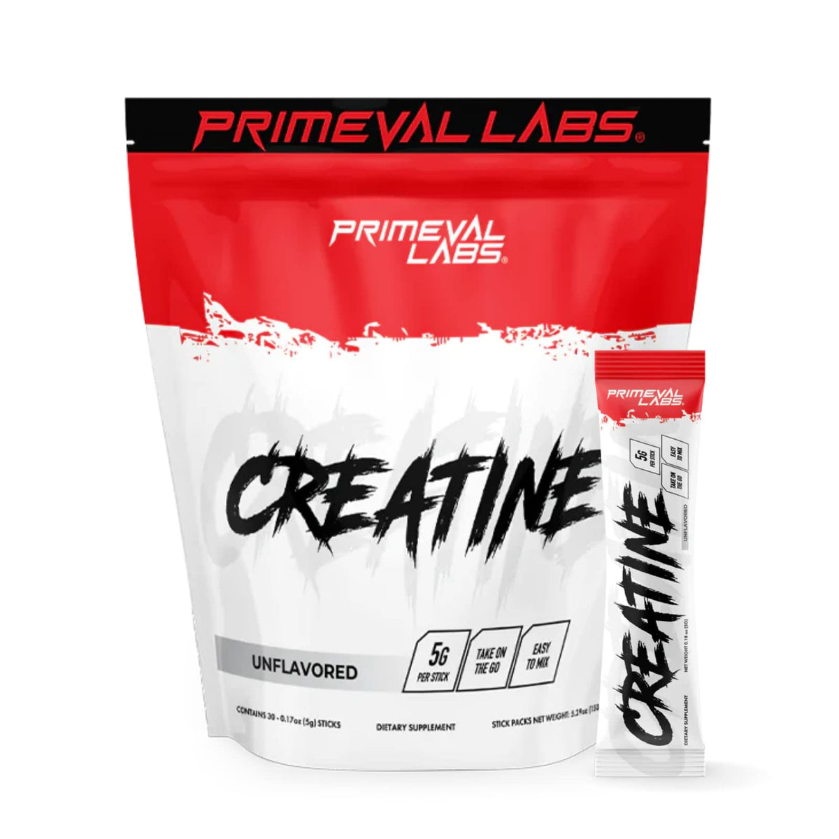 Primeval Labs Créatine Monohydrate – bouteille saveur Latin Aqua Fresca, idéale pour la récupération après l’effort.