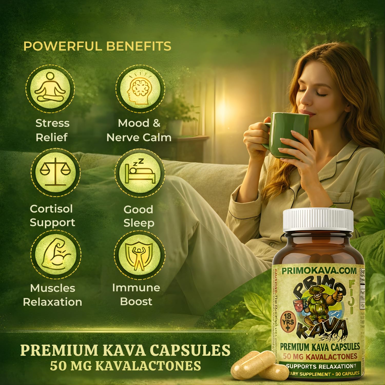 PRIMO KAVA – gelules au goût neutre pour une expérience sans amertume