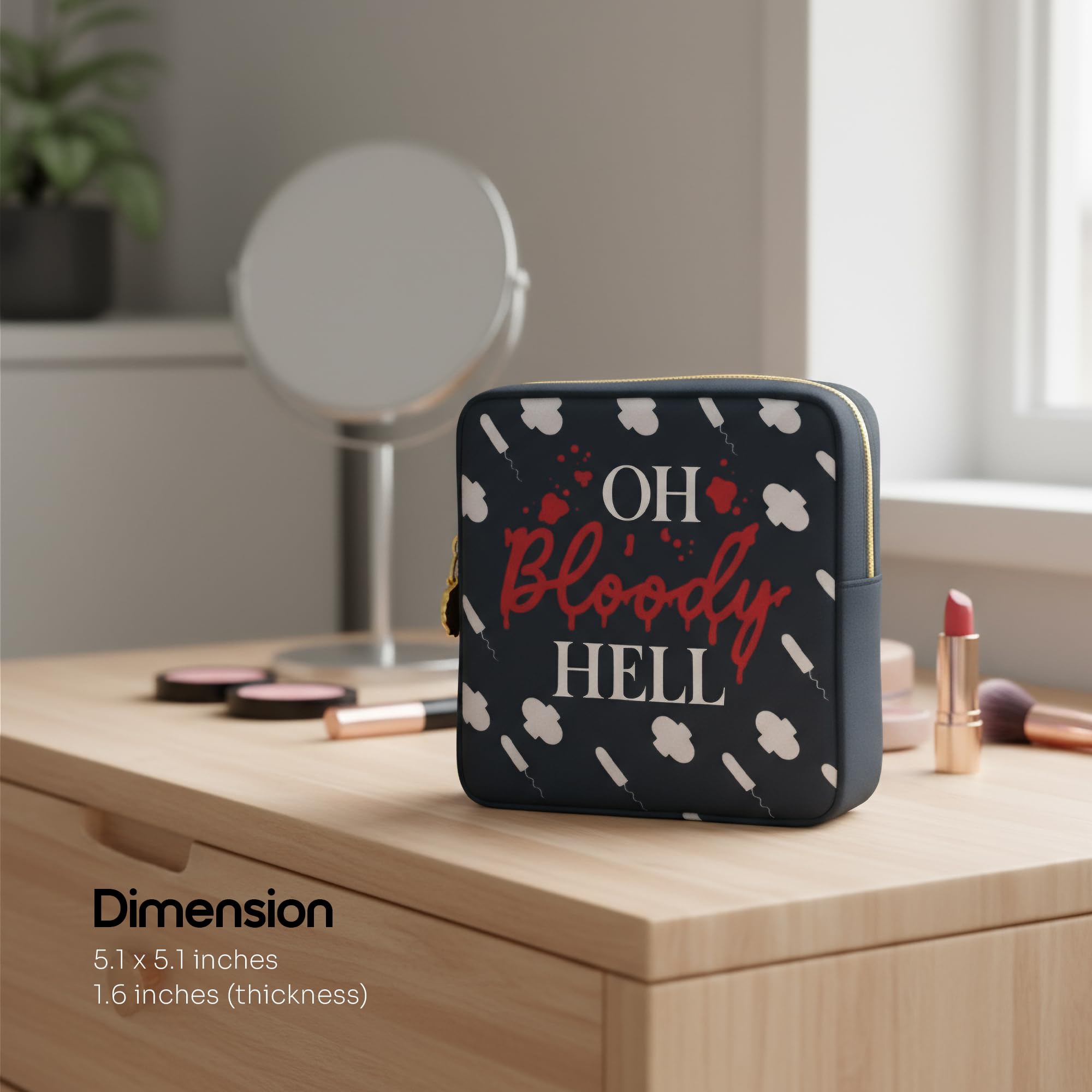 Pochette périodique Primo Lines apparence féminine et durable pour le quotidien.