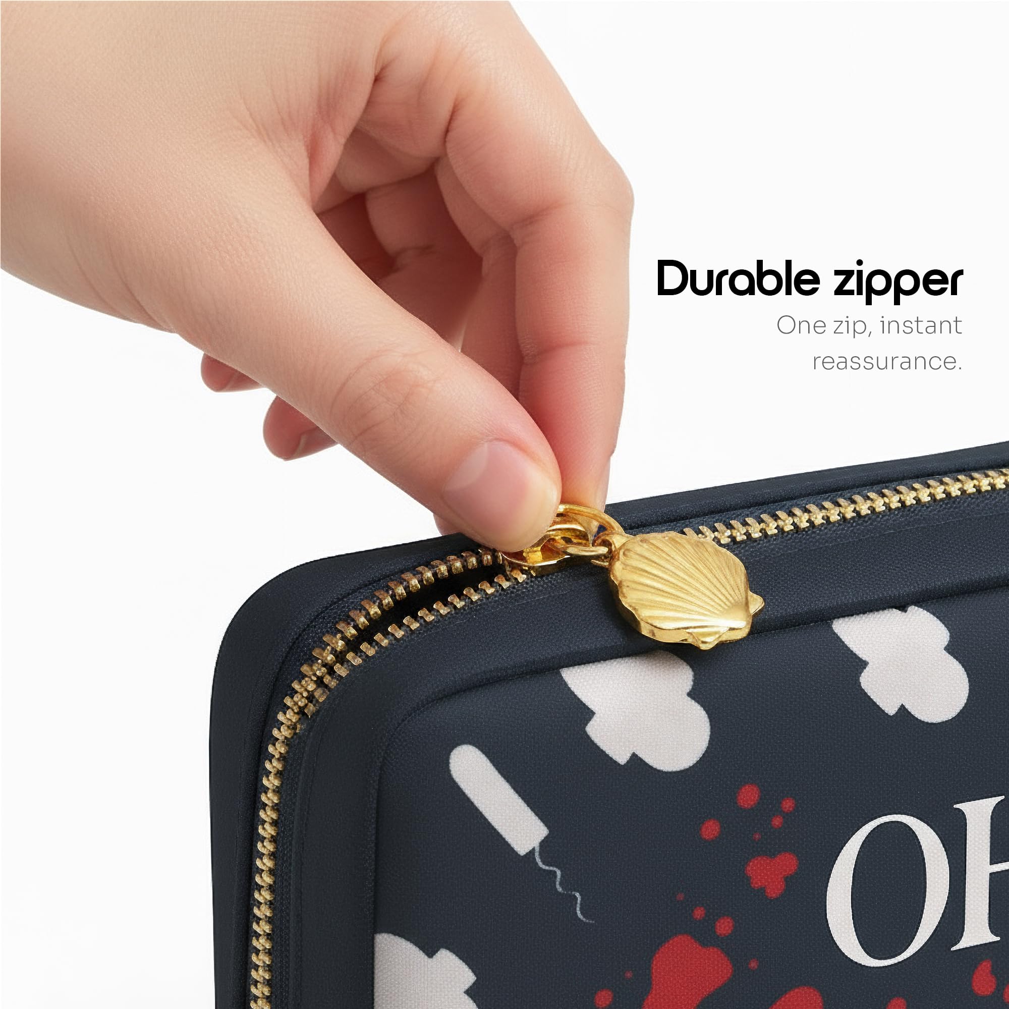 Pochette périodique Primo Lines design féminin adapté aux adolescentes.