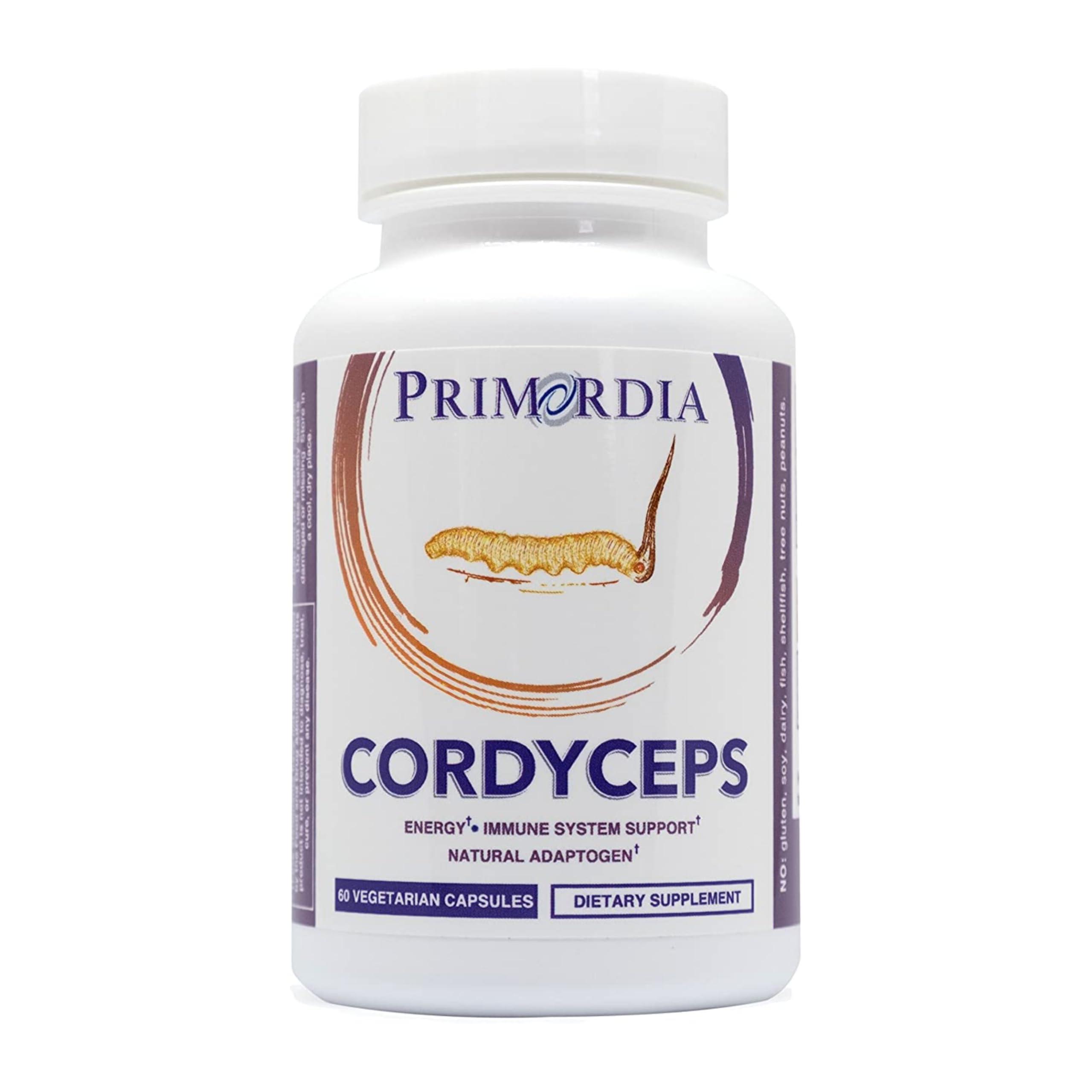 Primordia Pure Cordyceps : capsules faciles à prendre pour énergie et endurance.