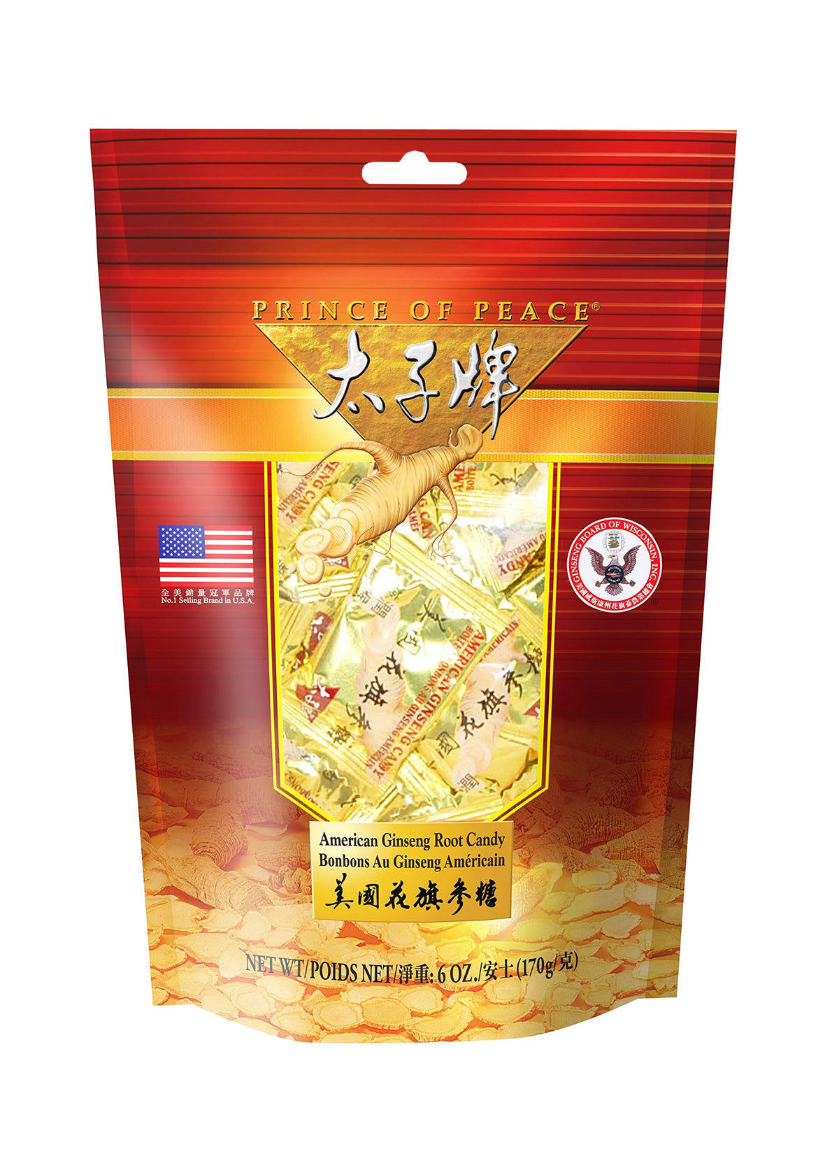 Prince Of Peace bonbons ginseng américain: goût rafraîchissant et soutien potentiel.