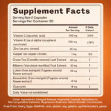 Pristene Macutene Protect gelules: capsules véganes faciles à prendre.