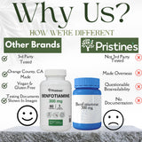 PRISTINE'S Benfotiamine — dosage quotidien, routine santé simplifiée.