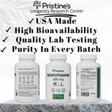 PRISTINE'S Benfotiamine — illustration santé nerveuse et bien-être.