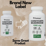 PRISTINE'S Cordyceps Capsules, dosage quotidien sur l'étiquette, endurance potentielle