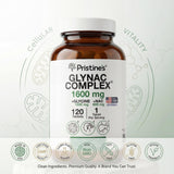PRISTINE'S GlyNAC Complex – badge de certifications et traçabilité.